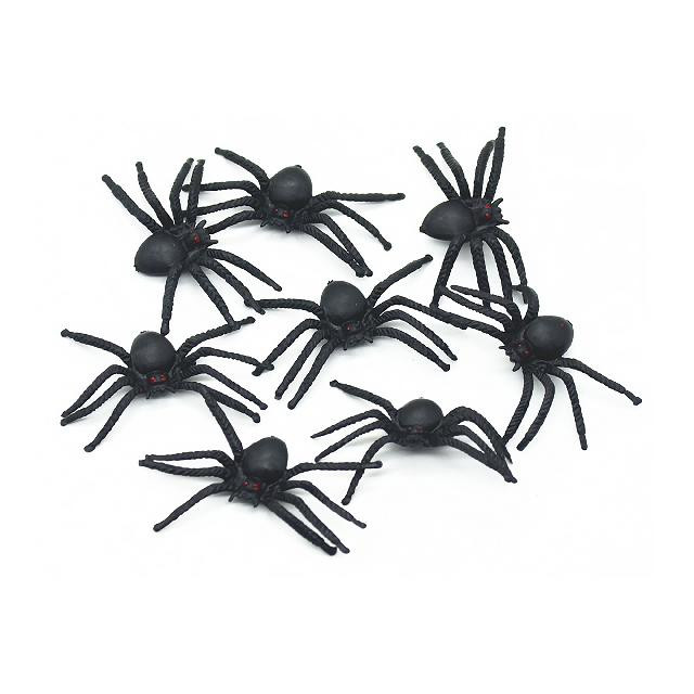 Павуки декоративні, 4*3 см, 12шт в наборі, PVC; арт. H-030-N; ANGEL GIFTS - фото №1