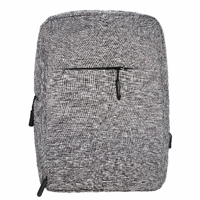 Рюкзак; 40*30*10см; сірий; п/е; з роз'ємом для USB зарядки; арт. 204/1_сірий; VGR