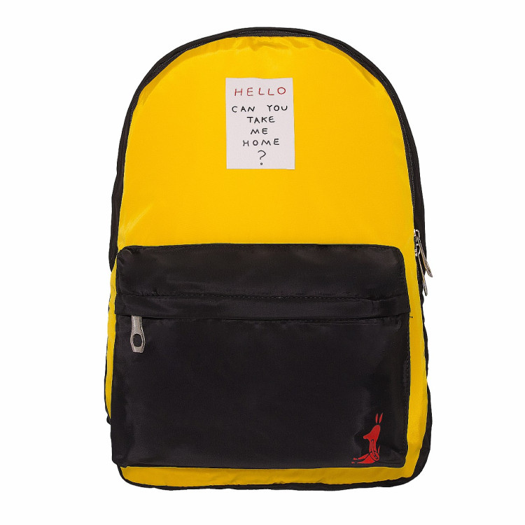 Рюкзак; 41*30*12см; жовтий, поліестер; арт. SDR1010_2_жовт; VGR