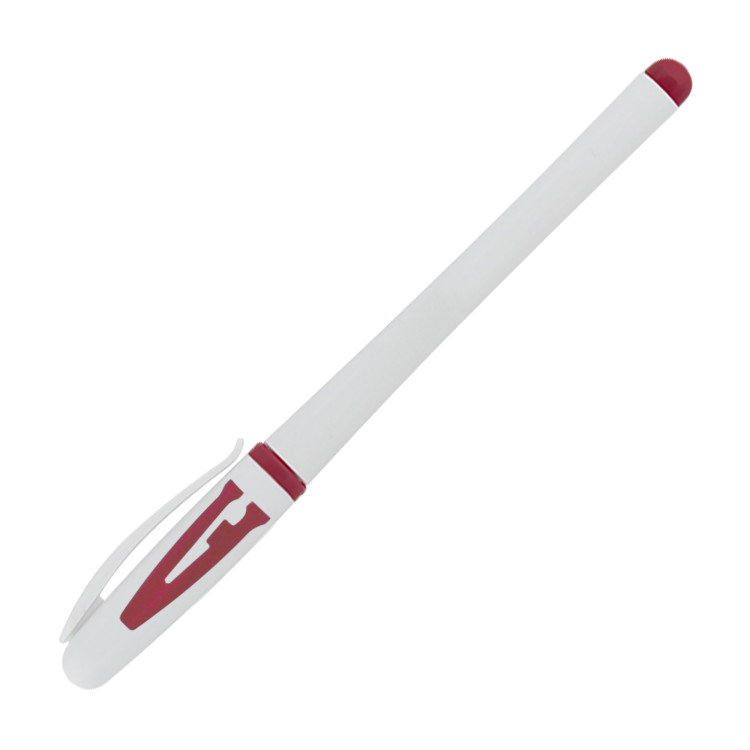 Ручка гел.; 0.5мм; стрижень черв.; арт. KL0128-R; KLERK - фото №1