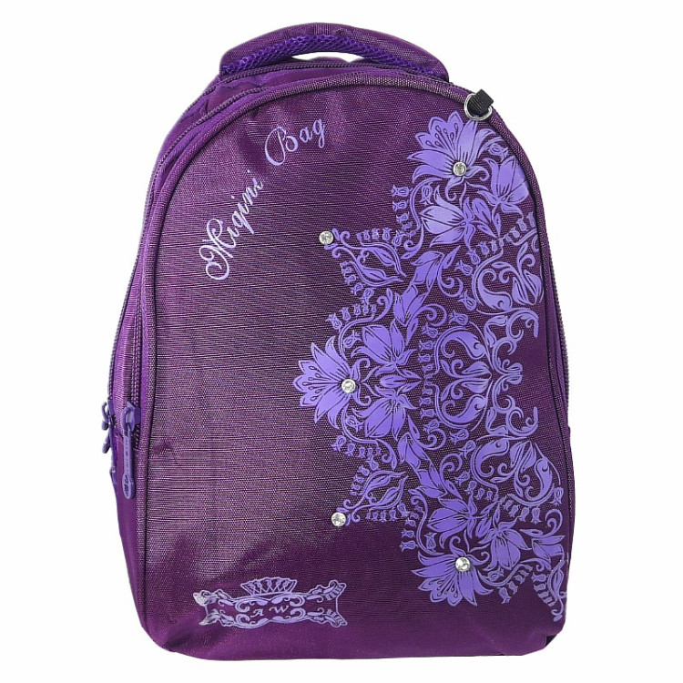 Рюкзак 36*26,5*19 см фіолетовий; поліестер; арт. VR24265_фиолетовий; VGR - фото №1