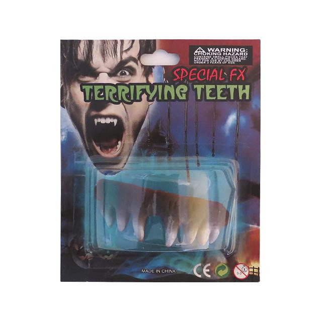 Зуби перевертня , 16*11 см, дизайн асорті, пластик, ; арт. H-055-N; ANGEL GIFTS - фото №{$addimg_counter}