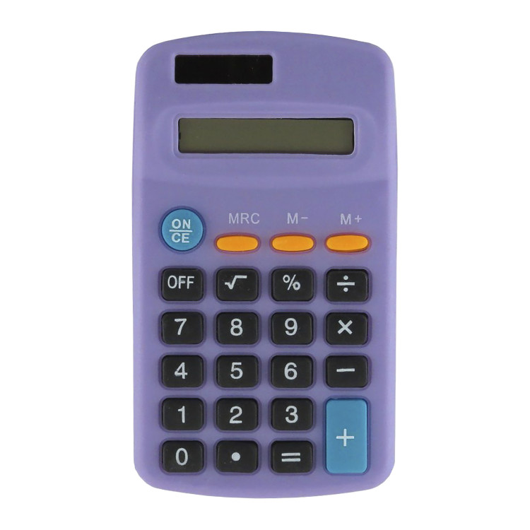 Калькулятор 8-розрядний; 113*65*18мм; кольор.; арт. 402; KLERK - фото №1