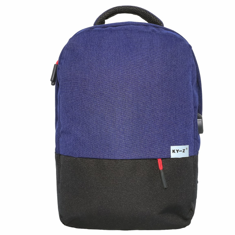 Рюкзак; 42*28*11см; синій; п/е; з роз'ємом для USB зарядки; арт. ZL-2/1_синій; VGR - фото №1