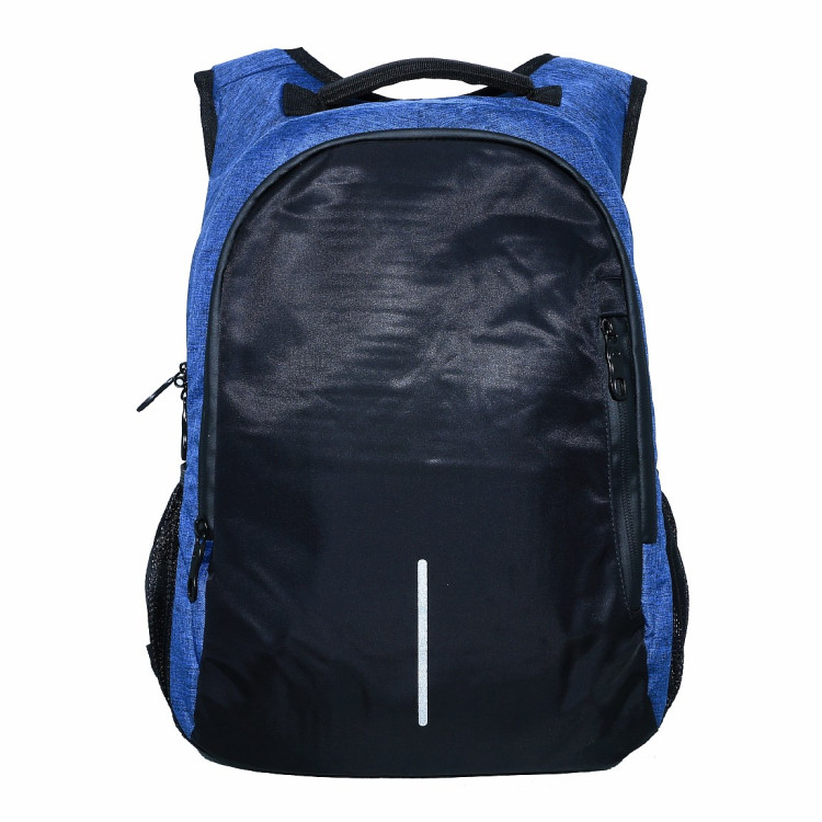 Рюкзак; 46*38*12см; синій; п/е; з роз'ємом для USB зарядки та навушників; арт. F18-5/1_синій; VGR - фото №1