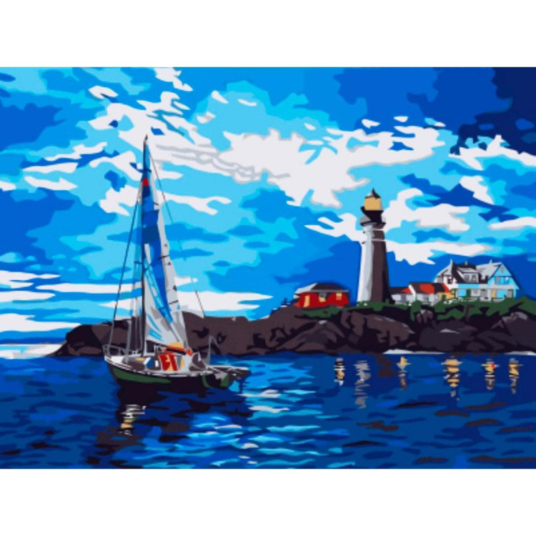 Картина для малювання за номерами 40*50 см. в картон. короб. пенз. фарби. арт. VR25153, VGR - фото №1