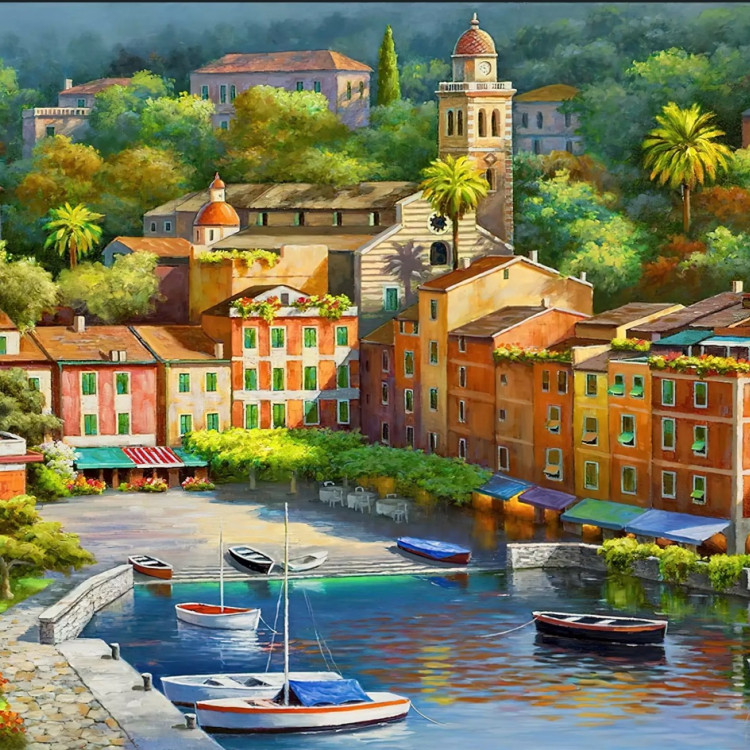 Картина для малювання за номерами 40*50 см. в картон. короб. пенз. фарби. арт. VR25172, VGR - фото №1