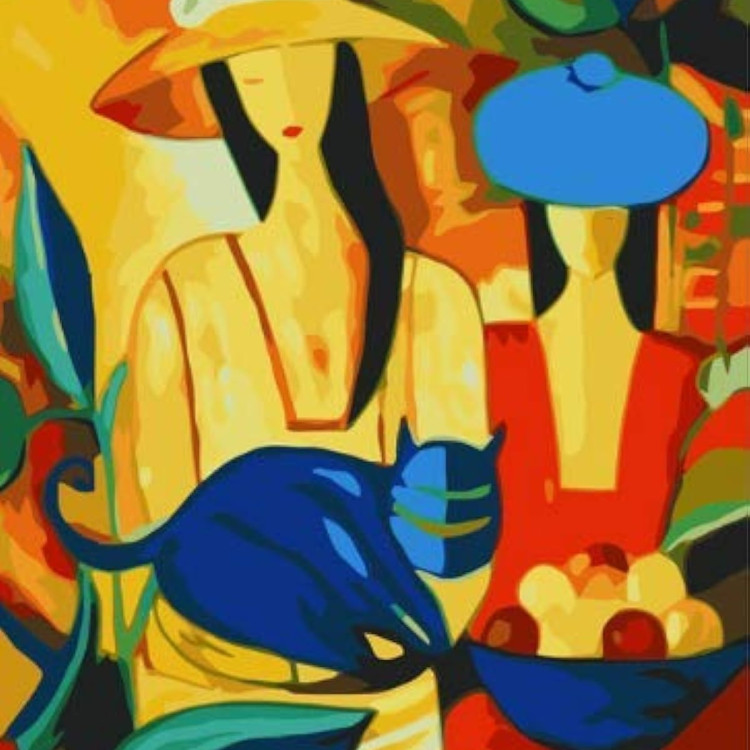 Картина для малювання за номерами 40*50 см. в картон. короб. пенз. фарби. арт. VR25198, VGR - фото №1