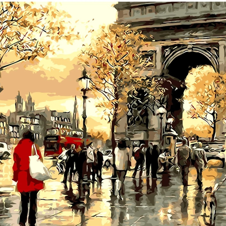 Картина для малювання за номерами 40*50 см. в картон. короб. пенз. фарби. арт. VR25209, VGR - фото №1