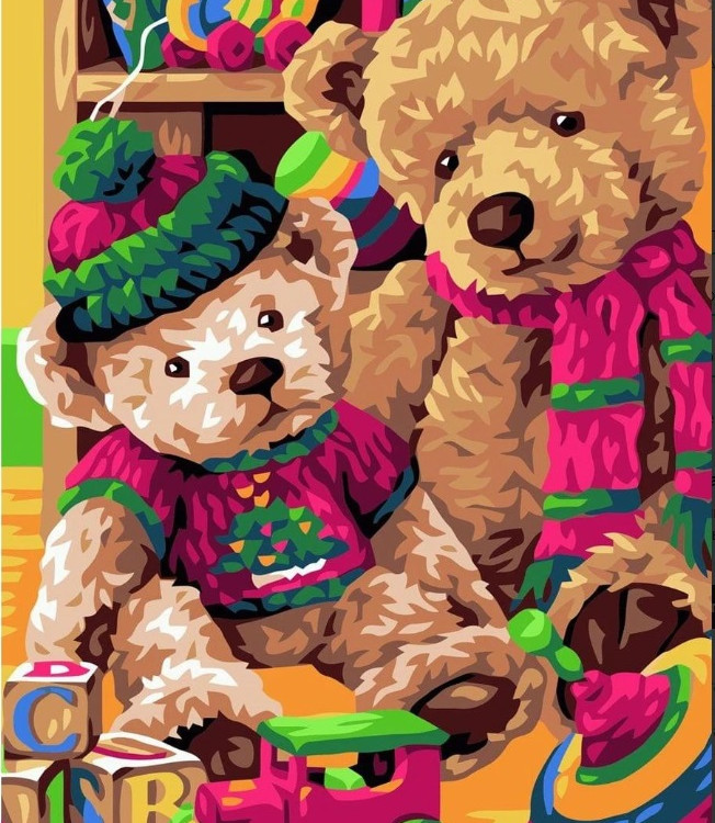 Картина для малювання за номерами 40*50 см. в картон. короб. пенз. фарби. арт. VR25211, VGR - фото №1