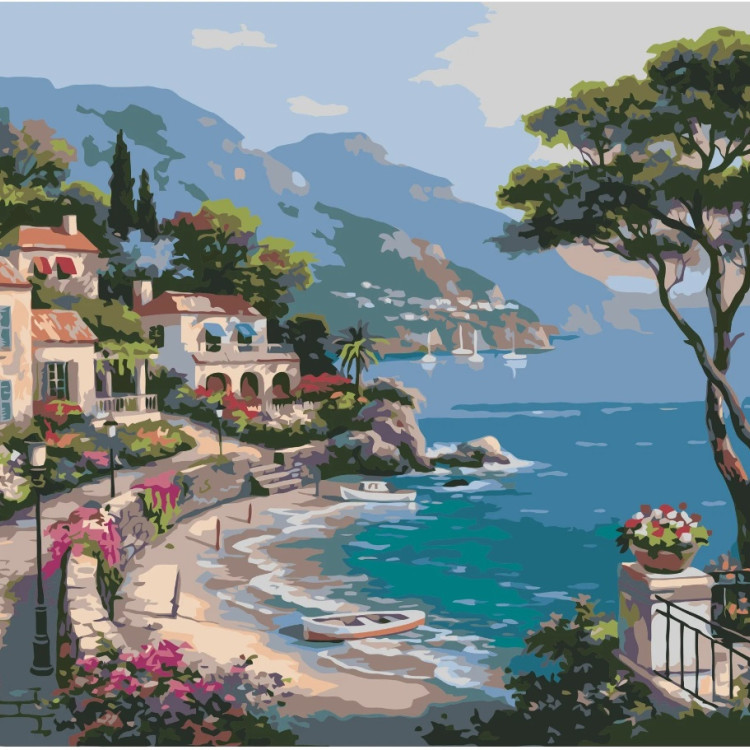 Картина для малювання за номерами 40*50 см. в картон. короб. пенз. фарби. арт. VR25243, VGR - фото №1