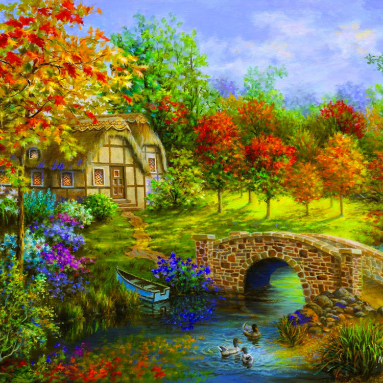 Картина для малювання за номерами 40*50 см. в картон. короб. пенз. фарби. арт. VR25254, VGR - фото №1