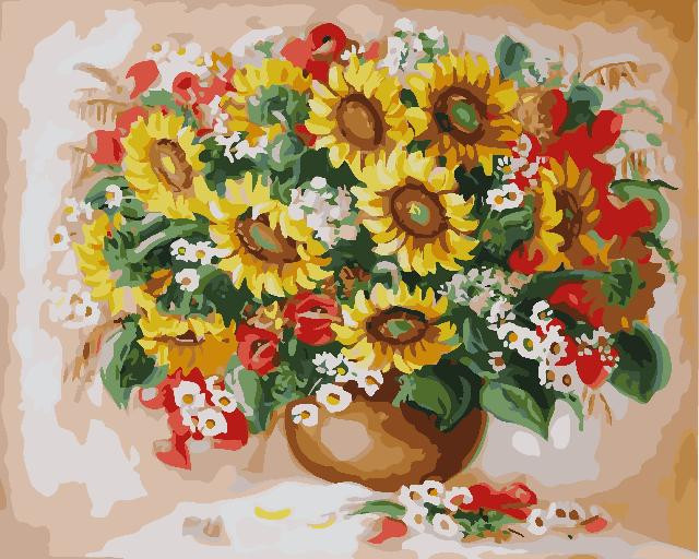 Картина для малювання за номерами 40*50 см. в картон. короб. пенз. фарби. арт. VR25296, VGR - фото №1