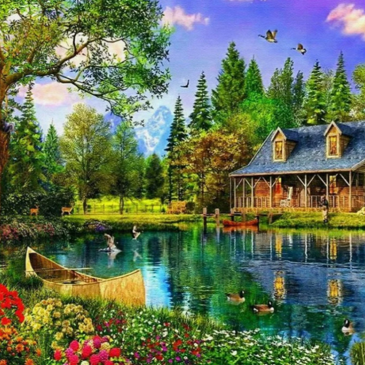 Картина для малювання за номерами 40*50 см. в картон. короб. пенз. фарби. арт. VR25335, VGR - фото №1