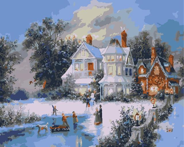 Картина для малювання за номерами 40*50 см. в картон. короб. пенз. фарби. арт. VR25357, VGR - фото №1