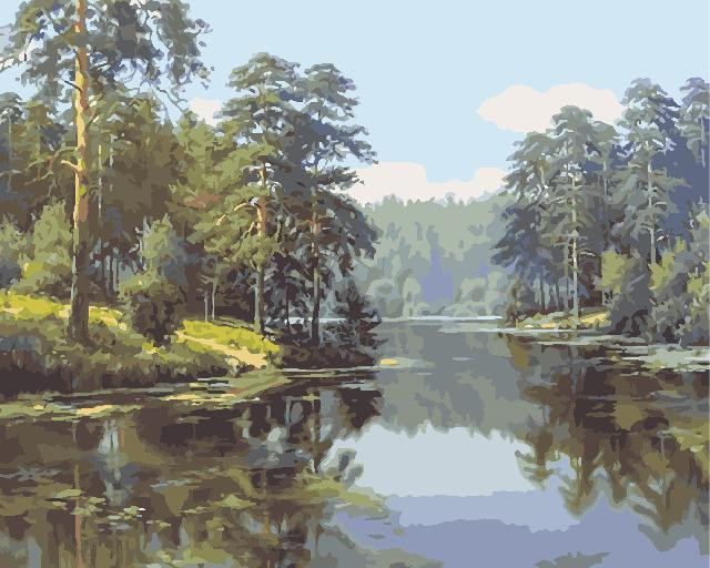 Картина для малювання за номерами 40*50 см. в картон. короб. пенз. фарби. арт. VR25359, VGR - фото №1