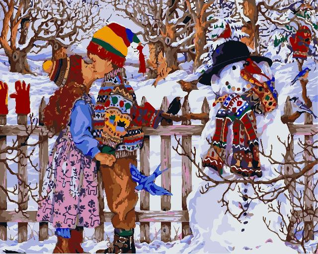 Картина для малювання за номерами 40*50 см. в картон. короб. пенз. фарби. арт. VR25376, VGR - фото №1