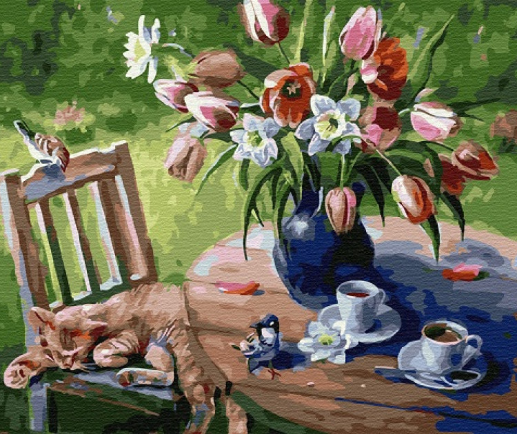 Картина для малювання за номерами 40*50 см. в картон. короб. пенз. фарби. арт. VR25417, VGR - фото №1