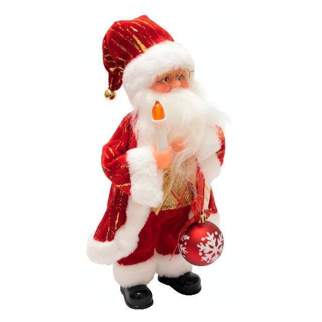 Санта Клаус з іграшкою музичний; 33см; арт. AG3466; ANGEL GIFTS - фото №1