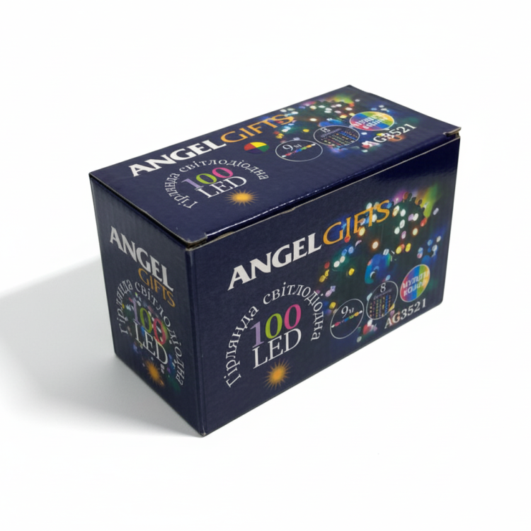 Гірлянда світлодіодна 9м, 100 LED матеріал: пластмаса; арт. AG3521; ANGEL GIFTS