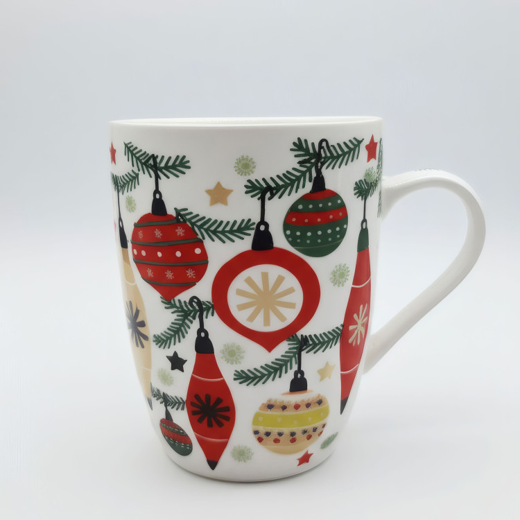 Чашка керамічна новорічна ; арт. AG3524; ANGEL GIFTS - фото №1