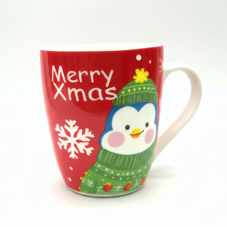 Чашка новорічна; матеріал: кераміка; арт. AG3533; ANGEL GIFTS - фото №1