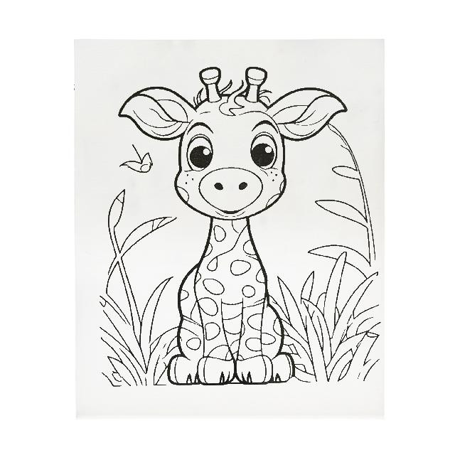 Полотно-розмальовка з контуром на картоні 