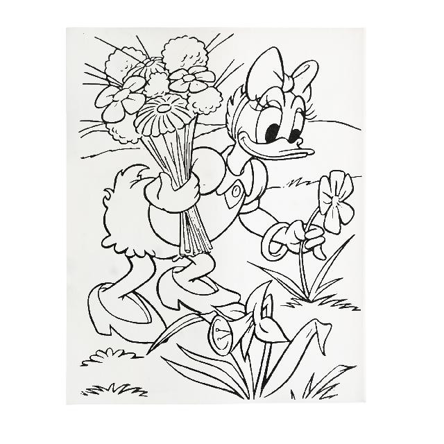 Полотно-розмальовка з контуром на картоні 