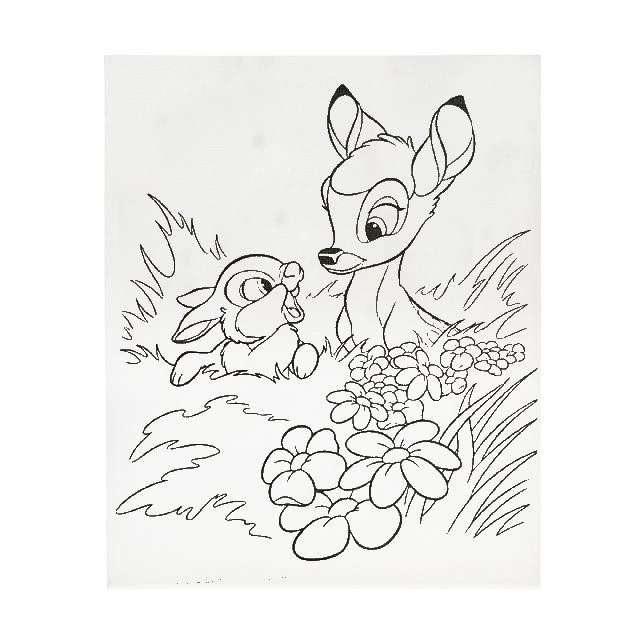 Полотно-розмальовка з контуром на картоні 