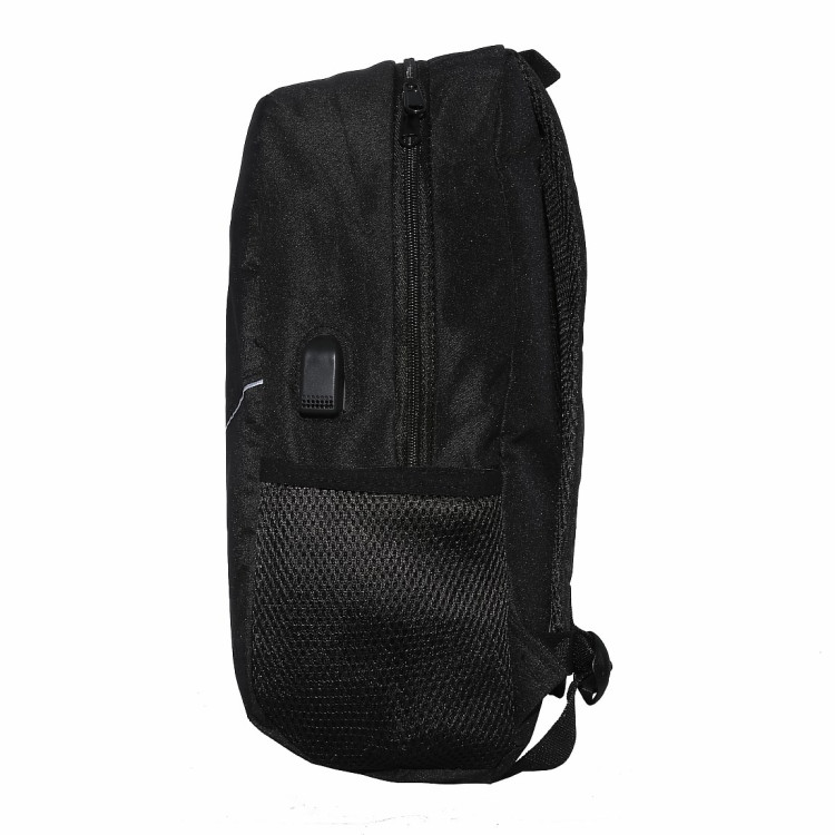 Рюкзак; 45*29*13см; чорний; п/е; з роз'ємом для USB зарядки; арт. F18-22/4_чор; VGR - фото №{$addimg_counter}