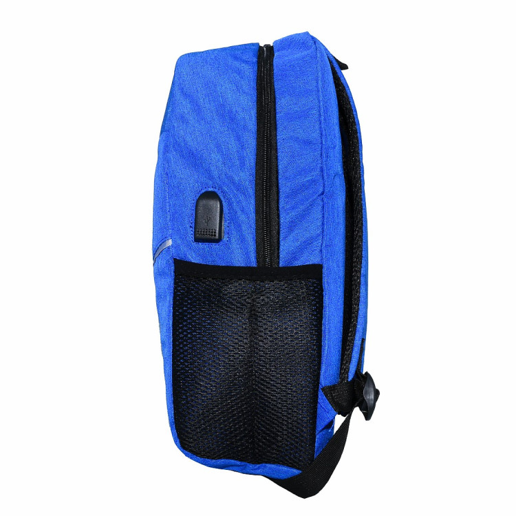 Рюкзак; 45*29*13см; синій; п/е; з роз'ємом для USB зарядки; арт. F18-22/1_синій; VGR - фото №{$addimg_counter}