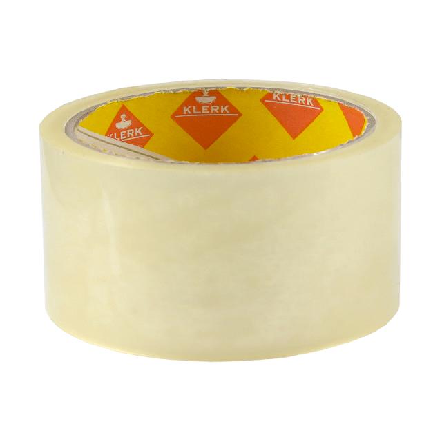 Стрічка клейка пакув.; 48мм*66ярд.; прозор.; 40мкм; арт. 12747; KLERK