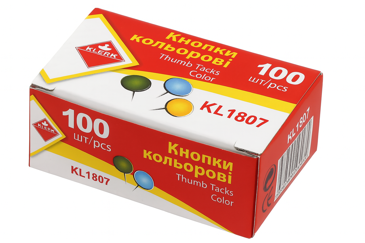 Кнопки канцелярські, цвяшки