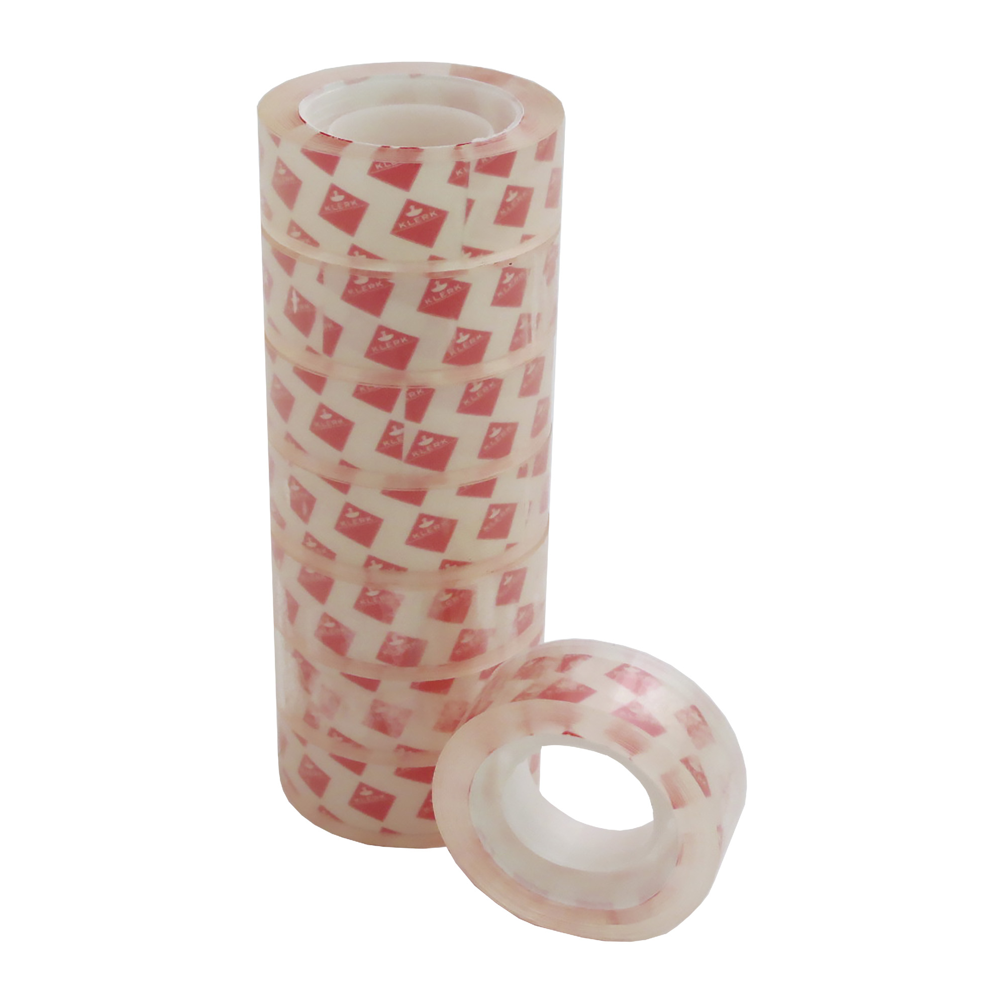 Стрічка клейка канц.; 18мм*30м; (втулка d=35мм); прозор.; арт. KL1624; KLERK