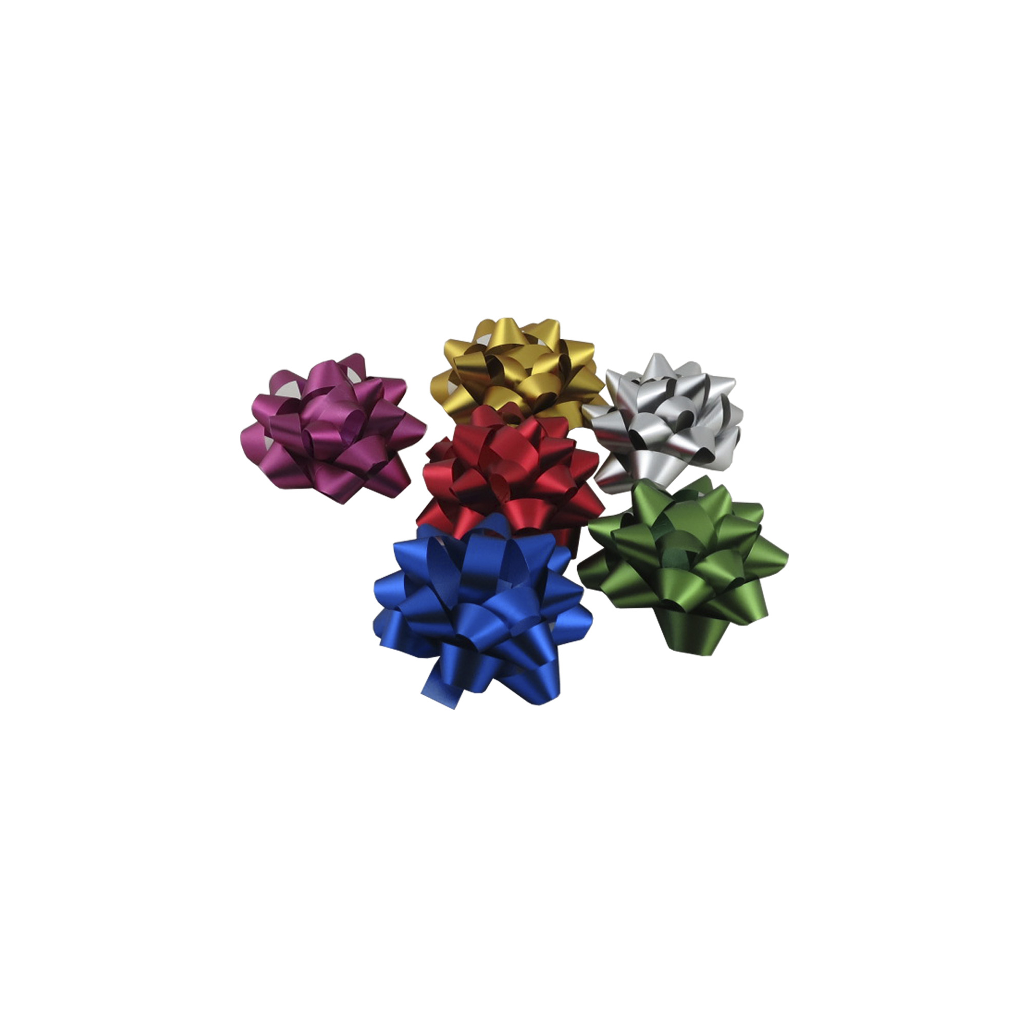 Банти для подар.; (40шт. у наб.); 6,5см; кол.асорті; арт. AG1244; ANGEL GIFTS