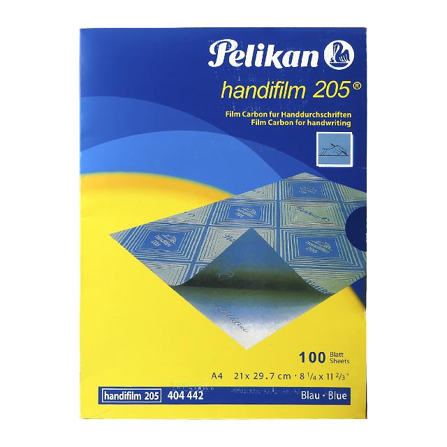 Папір копіювальний, (100 арк у пач.), синій, арт. PELIKAN-205, KLERK