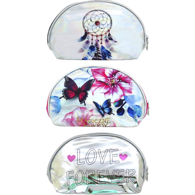 Пенал косметичка без напов. на молніЇ; асорт; 5диз.; арт. 25905; VGR