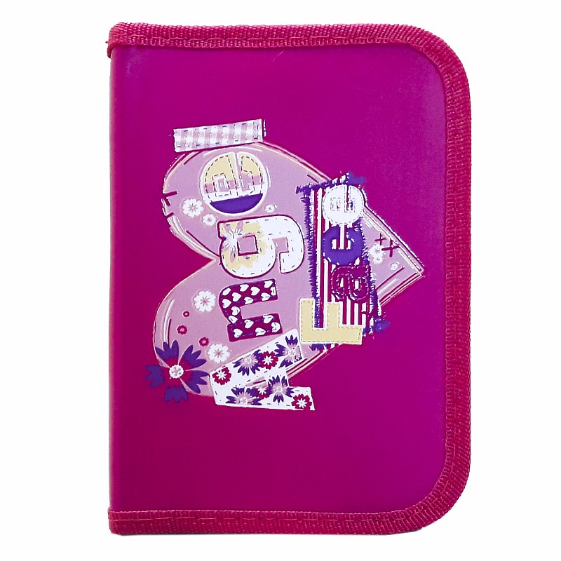 Пенал без напов. на молнії; 20*13*3 см., "Angel face" арт. VR23001 VGR