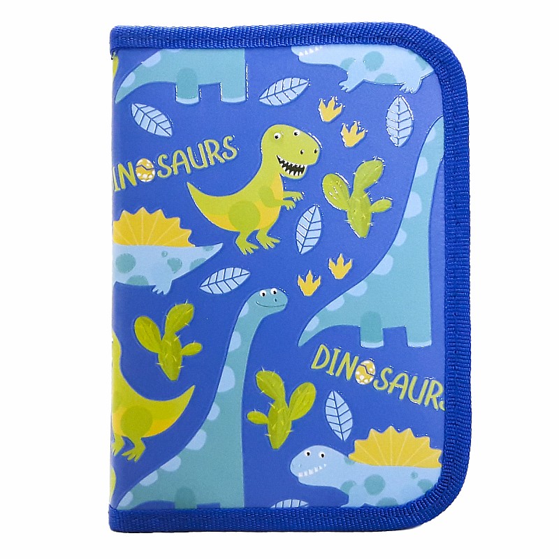 Пенал без напов. на молнії; 20*13*3 см.,"Динозаври" арт. VR23019 VGR