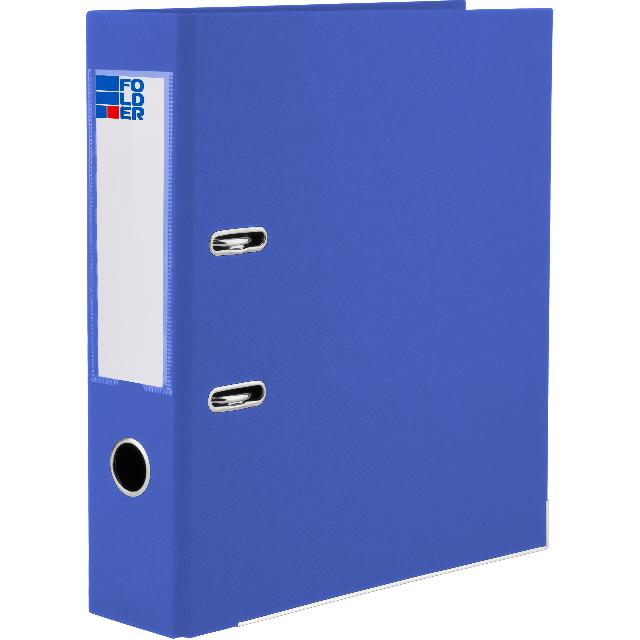 Папка-реєстратор двустор.; незібрана; А4; шир. 7/7,5см (внутр./зовн.); кол. синій.; арт. F0123-BL; FOLDER