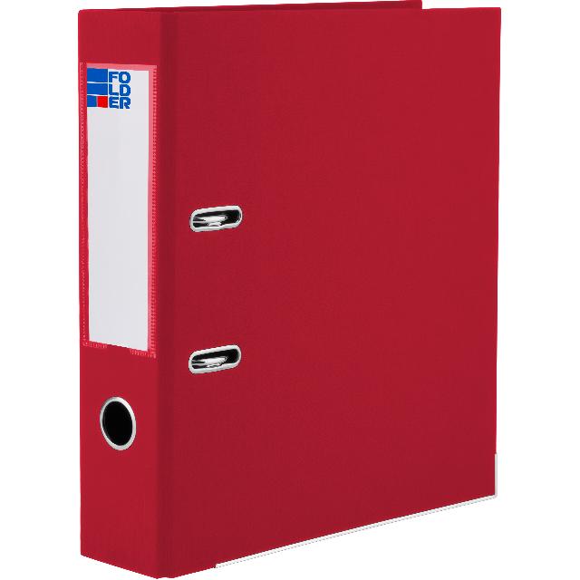 Папка-реєстратор двустор.; незібрана; А4; шир. 7/7,5см (внутр./зовн.); кол. червоний.; арт. F0123-R; FOLDER