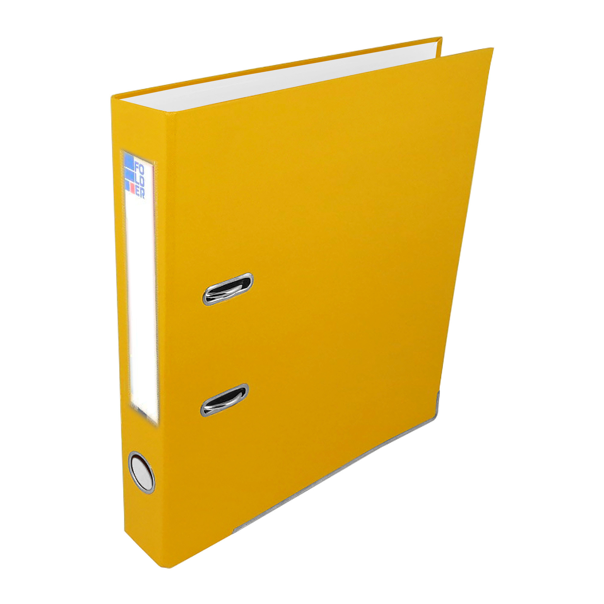 Папка-реєстратор; незібрана; А4; шир. 5/5,5см (внутр./зовн.); кол. жовт.; арт. F0116-Y; FOLDER