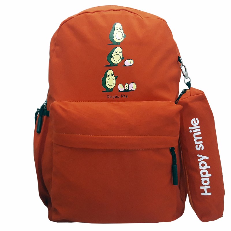 Рюкзак 43 * 29 * 13 см / 24,5 * 6 * 4 см. "Авокадо" Помаранчевий арт. VR24330, VGR