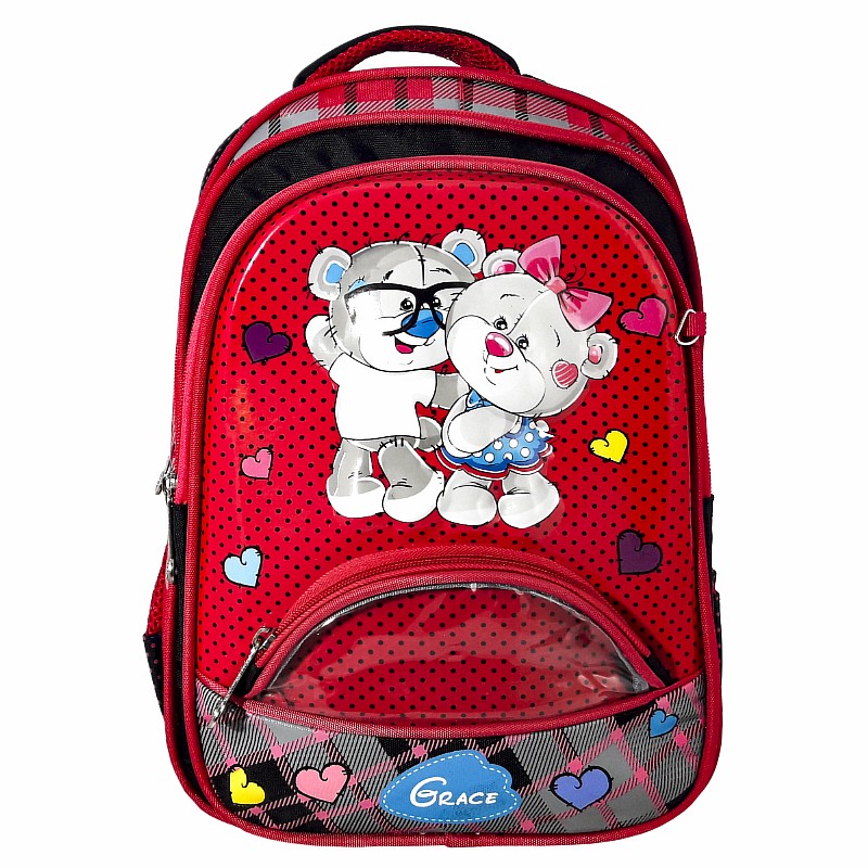 Рюкзак 36*25*16,5 см "Ведмедики" чорний; поліестер; арт. VR24225_чорний; VGR