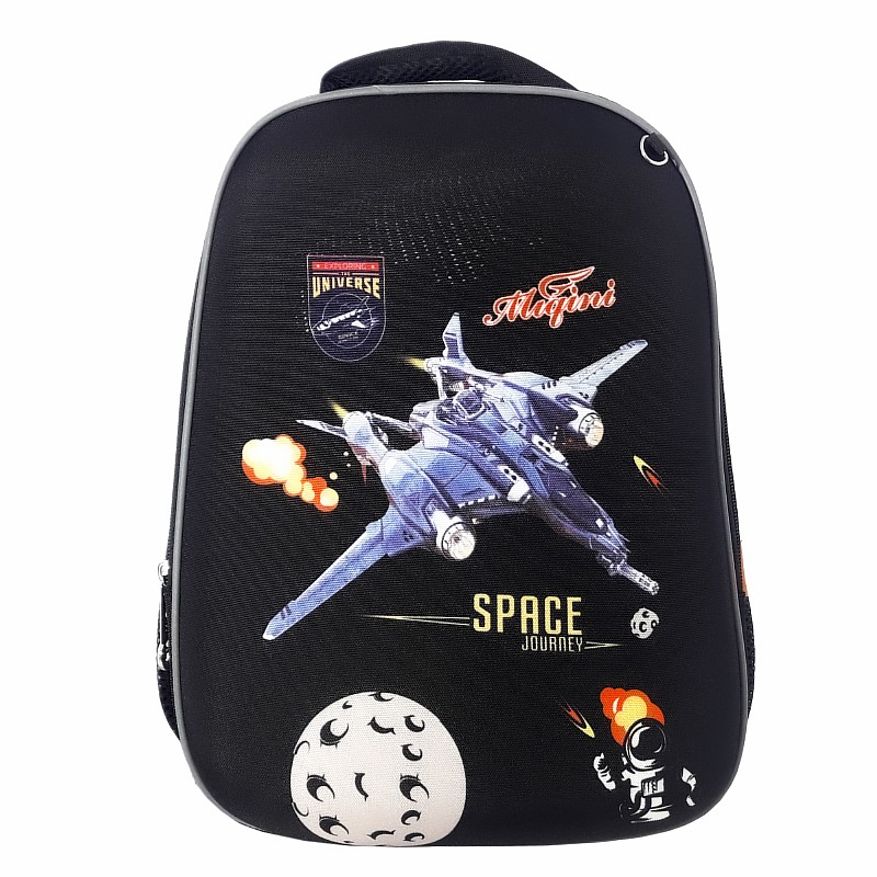 Рюкзак 36*26,5*19 см "Літак" чорний; поліестер; арт. VR24258; VGR