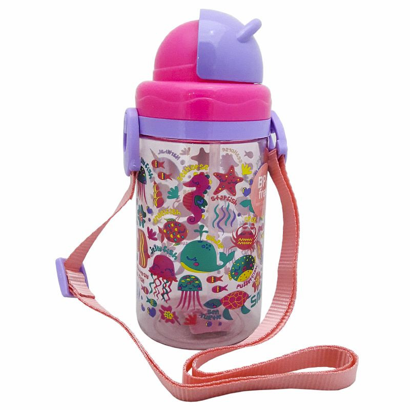 Пляшечка для води;  500мл; "Морський світ" пласт.; арт. VR22417_2, VGR