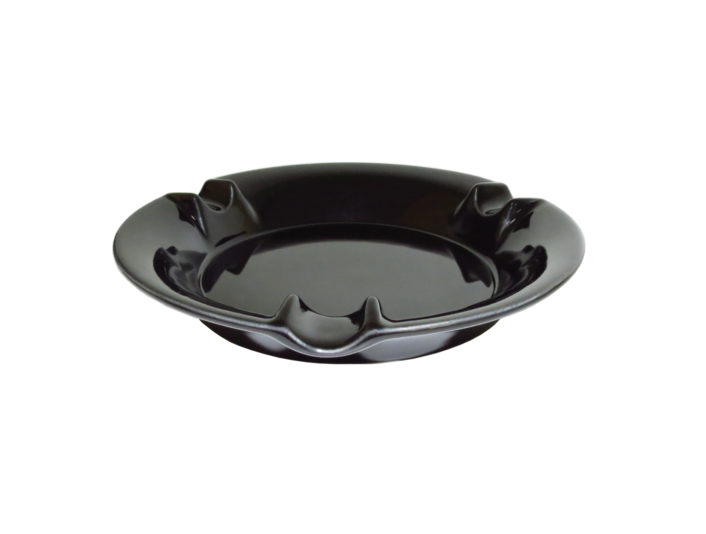 Попільничка керам.; d=20см; кол. чор.; кругл.; арт. P1221; SYVENIR