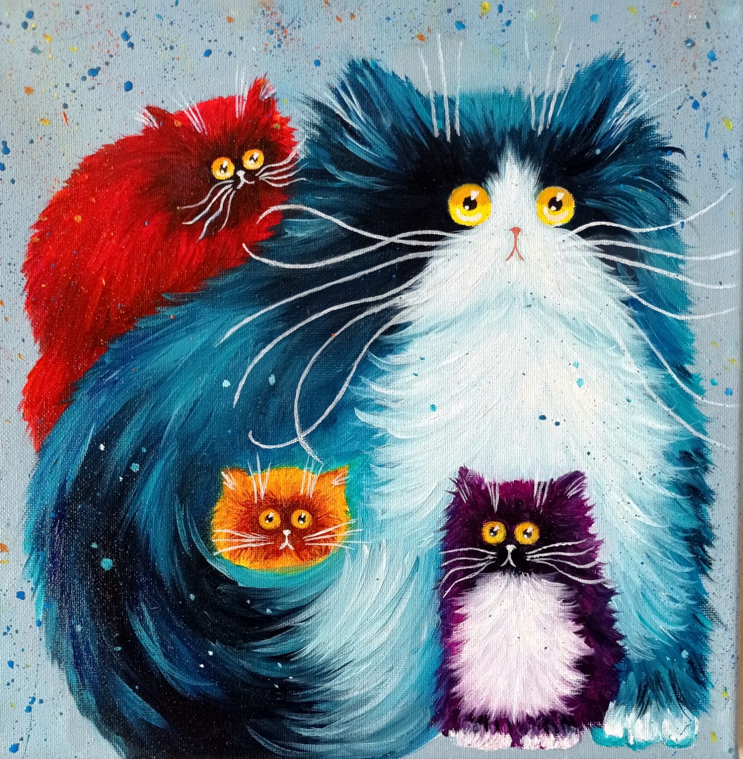 Картина для малювання за номерами  40*50 см. в картон. короб. пенз. фарби. арт. VR25104, VGR