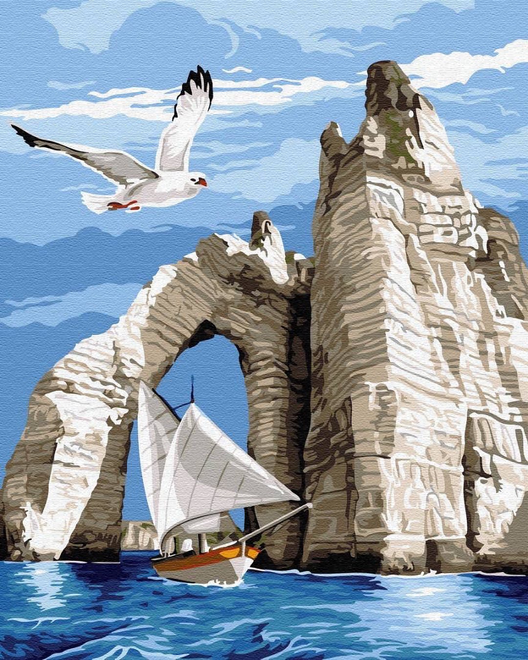 Картина для малювання за номерами  40*50 см. в картон. короб. пенз. фарби. арт. VR25108, VGR