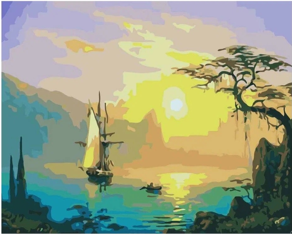 Картина для малювання за номерами  40*50 см. в картон. короб. пенз. фарби. арт. VR25141, VGR